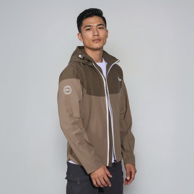 Airborn Windcheater Jacket Beige Olive alt